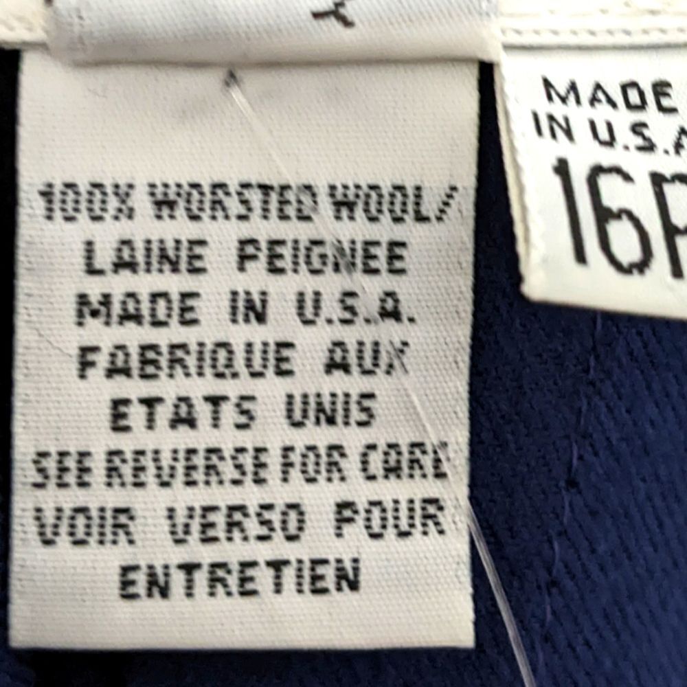 NWT TALBOTS Petites Worsted Wool Pleated Skirt 16P - Picture 5 of 6